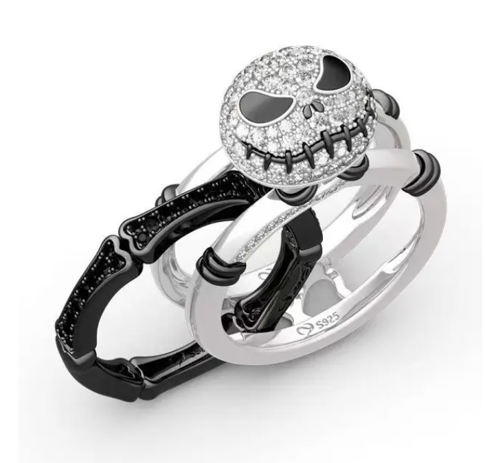 anillo jack skellington gótico