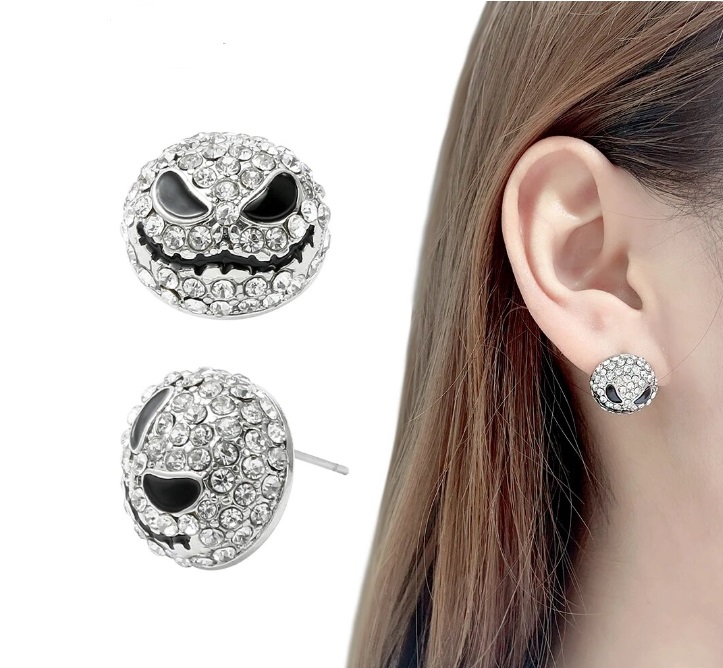 aros de jack skellington gótico